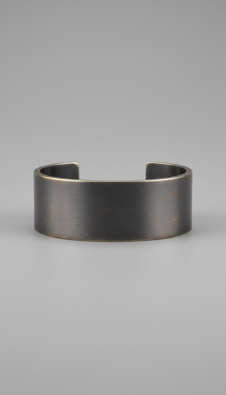 Raw & Refined: The Oxidized Minimalist Cuff