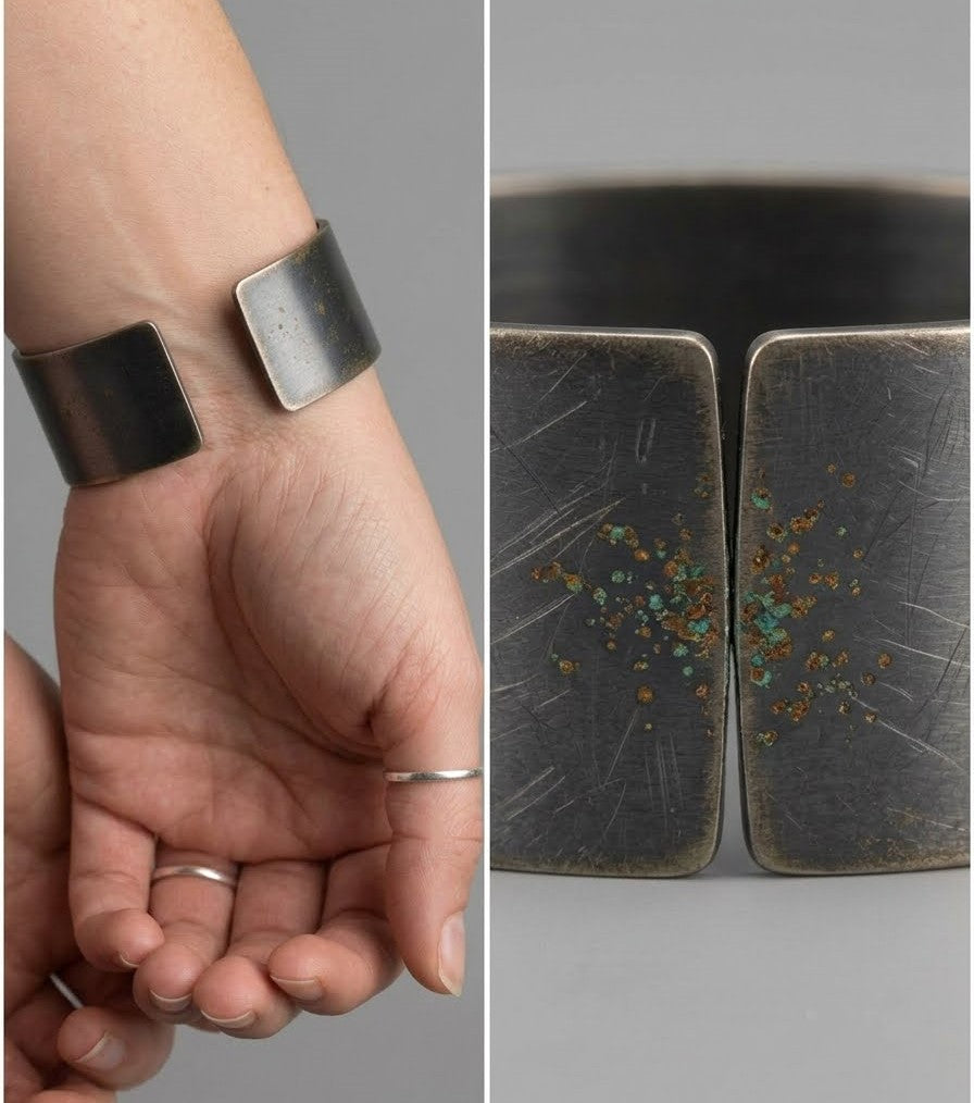 Raw & Refined: The Oxidized Minimalist Cuff