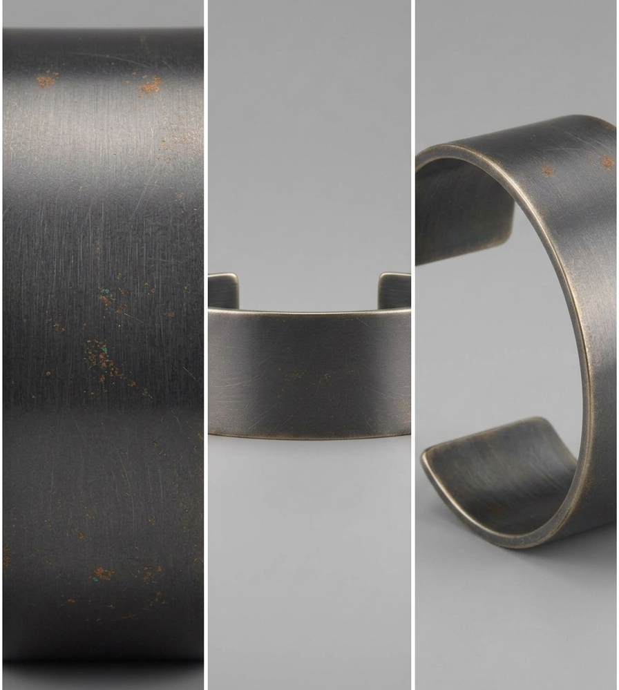 Raw & Refined: The Oxidized Minimalist Cuff